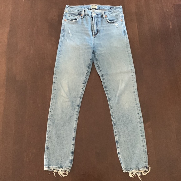 CITIZENS OF HUMANITY HARLOW ANKLE MID RISE SLIM FIT IN CHIT CHAT - Picture 3 of 10